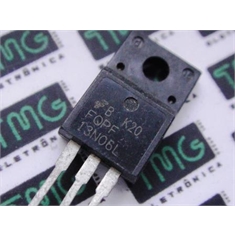 13N06 - Transistor P13N06 MOSFET N-CH 60V 10A Polarity N Channel, Drain Source Voltage - 3Pinos TO-220F Isolado - FQPF13N06L -  MOSFET N-CH 60V 10A Polarity N Channel, Drain Source
